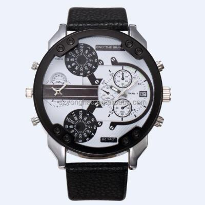 China New Products Chronograph Big Face Mens Style Watches Quartz Movement Wrist Sport Watches For Men for sale