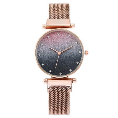 China Automatic Date China Luxury Watch Factory Waterproof Japan Movement Mesh Band Watch for sale