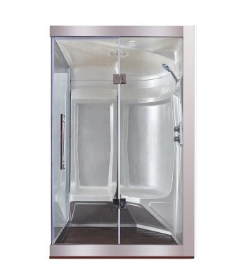 China Computer Control Panel Acrylic Material Steam Room Luxury Saturated Saturated Steam With Glass Door for sale