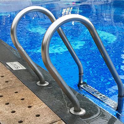 China Garden Pool MU Railing Ladder Stainless Steel SS304 2 Steps Pool Ladder Heavy Duty for sale