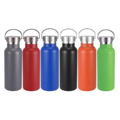 China 2021 Viable Custom Wholesale Custom Vacuum Insulated Flask Water Bottle Logo Stainless Steel Double Wall With Standard Mouth Lids for sale