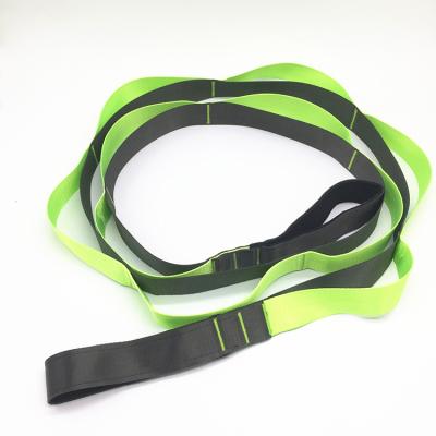 China Eco-Friendly Cotton Nylon D-Ring Yoga Stretching Strap Belt Exercise Yoga Strap for sale