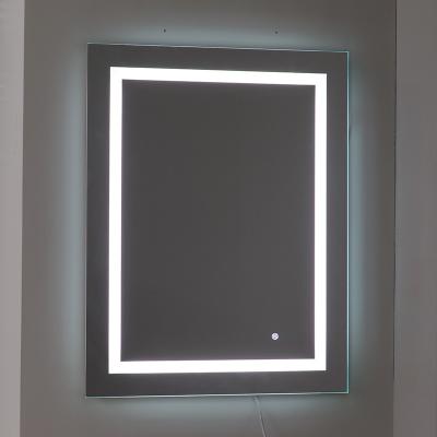 China Wall Mounted Luminous Smart Led Modern Home Lighting Decorative Bathroom Mirror Bath Mirror for sale