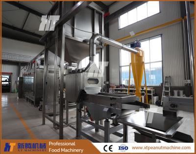 China Automatic Peanut Peeling Machine 3.37kw Almond Roasted Soybean Peeler for sale