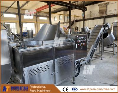 China Tuinboon Pinda Frituurmachine Fava Bean Horse Bean Batch Friteuse Machine ISO Te koop