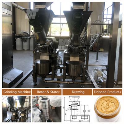 China Hightech Erdnussbuttermachine Erdnusspaste Mahlmaschine Kolloidmühle zu verkaufen