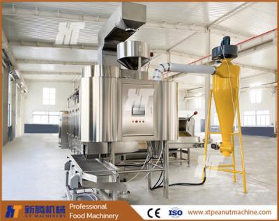 China Customized 500 Kg Roasted Peanut Blanching Machine With 10-15 Minutes Cooling Time for sale