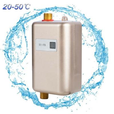 China Hotel Top Rated 110V 3000W Under Counter Instant Mini Electric Tankless Hot Water Heater For Kitchen for sale