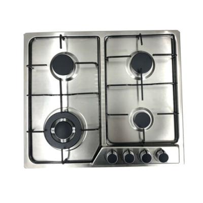 China Hotel Cooktops Wholesale 23 Inch 4 Burner LPG/NG Built-in Convertible Gas Burner for sale