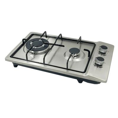 China Hotel 20 Inch 2 Burners LPG/NG Gas Stove Built-in Convertible Gas Burner for Home Kitchen for sale