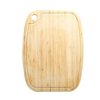 China Disposable High Quality Organic Bamboo Cutting Board with Juice Groove for Vegetable and Meat Cheese for sale