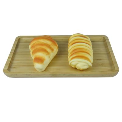 China High Quality Viable Rectangle Bamboo Serving Tray Plate for Kitchen for sale