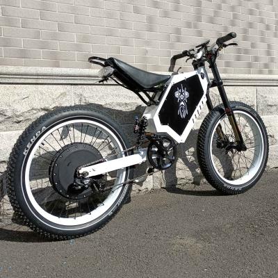 China Best Selling Electric Bike Parts 8000w Motor Bicycle Steel Max Speed ​​100km/h Start Fast Ridden Bicycle for sale