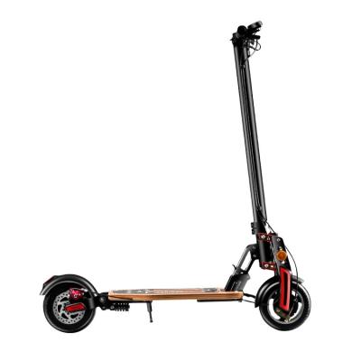 China 2020 New Products Electric Suspension Two Wheel Foldable Off-Road Fold Hybrid Patented Electric Folding Scooter With LED Light for sale