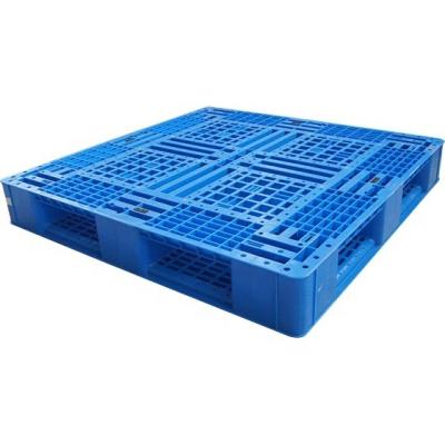 China Double sided HDPE plastic pallet in china, second hand plastic pallet, pallet plastic for sale 1100*1100*150mm for sale