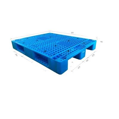 China Single Faced Export Pallet With 2 Way Entry Type, Single Face Export Pallet, HDPE Plastic Pallet 1250*1000*150mm for sale