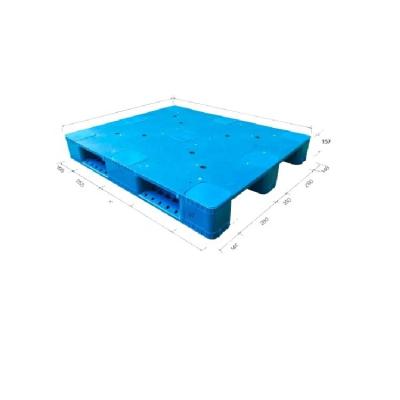 China Cold Storage Plastic Pallet Single Faced Heavy Duty Wholesale Plastic Pallet For Rack Loading 1200x1000 for sale