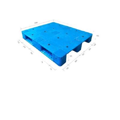 China Single Faced Reinforced Plastic Pallets Heavy Duty Wholesale Plastic Pallet For Rack Loading for sale