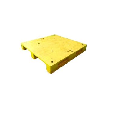 China Single Faced Heavy Duty Wholesale Plastic Pallet For Stretching Face 1200x1200 Loading Pallet for sale