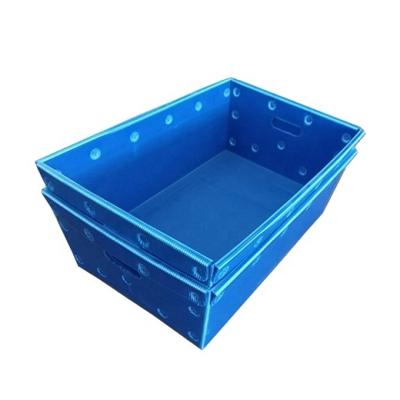 China Recycled Materials Corrugated Plastic Box For Packaging , Custom Size Plastic Container Box for sale