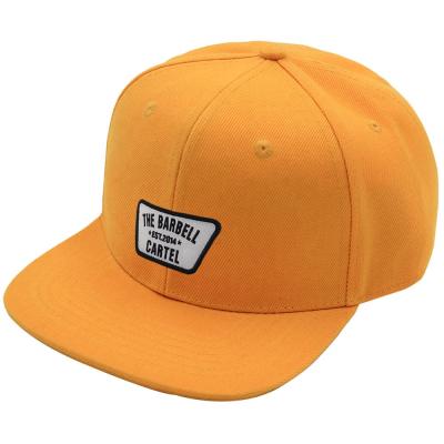 China OEM High Quality JOINT Leather Patch Flat Brim Woven Label Hot Snapback Hat for sale