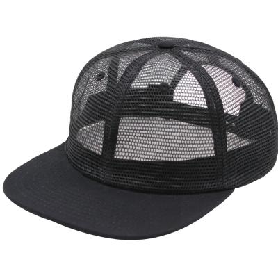 China breathable & Waterproof Mesh 6Panel Empty Trucker Hat Full Snapback Cap for sale