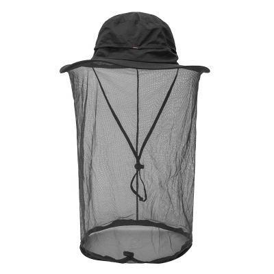 China COMMON Mosquito Net Cap Fishing Hat Sun Main Safari Boonie Hat Outdoor Protection for Men/Women Fishing Raising Beekeeping for sale