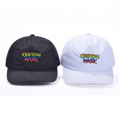 China 2021 New Fashion JOINT Performance Breathable Taslon Baseball Cap Embroidery Printed Custom Hat for sale