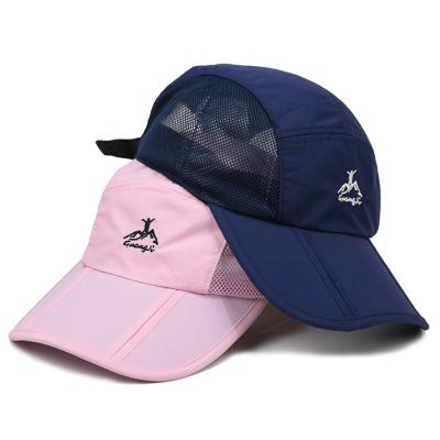 China New COMMON fashion folding outdoor hat sports unstructured hats for men and summer UV protection for sale