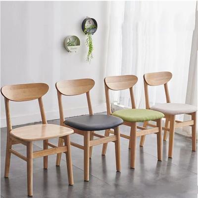 China Eco-friendly Hot Sale Nordic Style Fashion Design Modern Contracted Wood Camping Dining Chairs For Events for sale