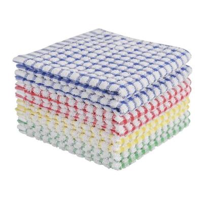 China Reusable Kitchen Towel Absorbent Cotton Cleaning Cloth Reusable Super Quick Dry Kitchen Towel for sale