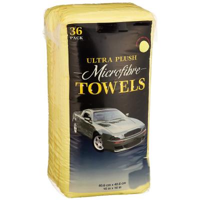 China Sustainably Thickening High Quality Lint Free Super Absorbent Super Soft Microfiber Car Cleaning Cloth for sale