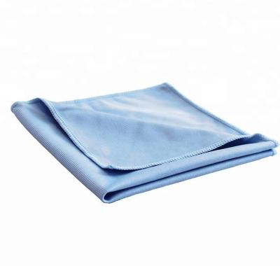 China 2022 Sustainable Microfiber Traceless Towel Soft Reusable Glass Household Cleaning Cloth for sale