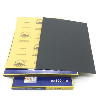 China 9*11inch/230*280mm 60 to 2000 Grit Abrasive /sand/sanding Paper Polished Dry Silicon Carbide Sandpaper for Polishing Grinding for sale