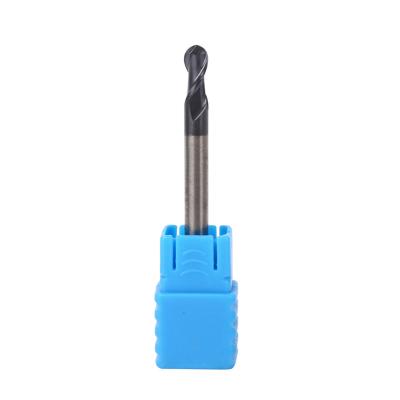 China Grinder 45 degree tungsten carbide soild roughing square ball nose corner flute radius 2/3/4flute square cnc milling cutter tool end mill for sale