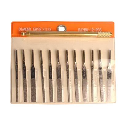 China Other DIY Tools High Quality Lapping Diamond Coated Flat File Set Needle File Tool Kit Polishing for sale