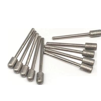 China Customizable Metal Special Steel Grinding Parts Processing Polished Tools Diamond Grinding Head for sale