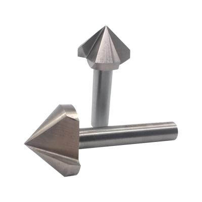 China 3 Flute Grinder Hss Countersink Drill Bit 90 Degree Countersink Chamfer Countersink Drilling Wood Steel Cutter for sale