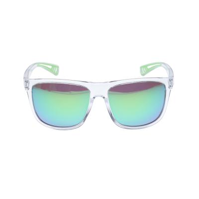 China Fashion Sunglasses New Transparent Frame Fashionable Sunglasses Green Lenses Outdoor Decoration Sunglasses for sale