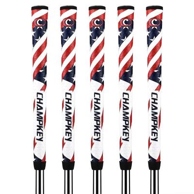 China PU Custom Logo PU Leather Jumbo Golf Grips Custom Wholesale Non Slip Golf Club Grips for sale