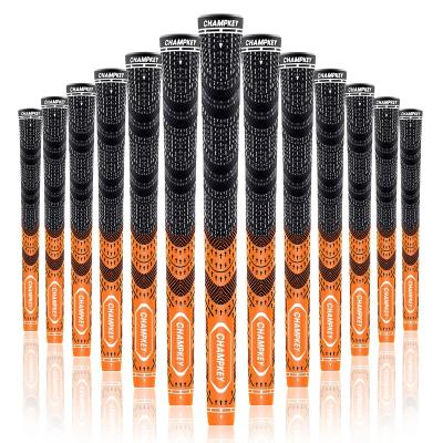 China Carbon Yarn and Rubber OEM Logo Design Durable Golf Club Rubber Grips Anti Slip Multi Compound Golf Grip Rubber Golf Putter Grip for sale