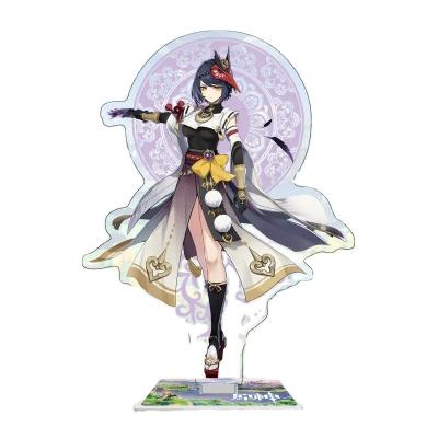 China China Genshin Impact Game Cartoon License Custom Factory Display Stand Anime Acrylic Standee for sale