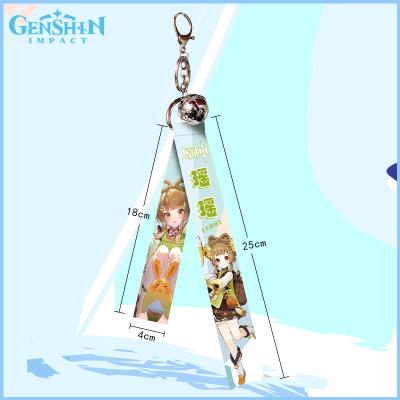 China Tetoron Genshin Impact Bell Strap Key Chain 1-69 Anime Game Character Same Key Chain Pendant Can Be Distributed Across Borders for sale