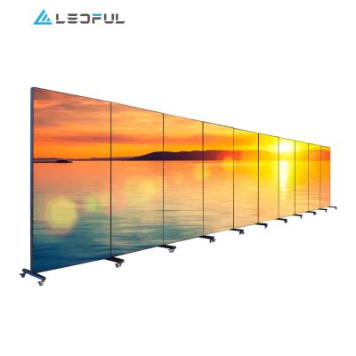 China LPoster Free Standing Indoor LED Display Panel Stand Poster P2.5 640X1920MM 1920*640 LED Poster for sale