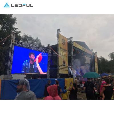 China Outdoor Rental Easy Installation 500*500mm Outdoor Rental LED Display Video Wall / Stage Dancing LED Screen for sale