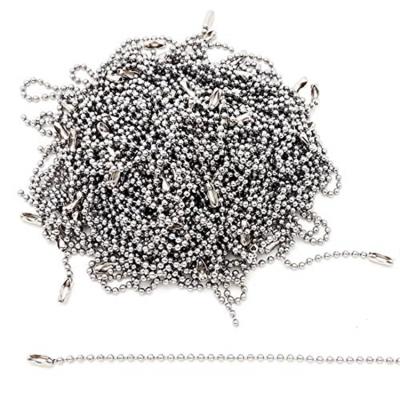 China DIY Jewelry Accessories Ball Tag Ball Chain Metal Tag Chain Stainless Steel Ball Chain for sale