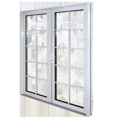 China Aluminum Single Hinged Swing Grille Design Door Swing Style Open Double Glazed For Price for sale