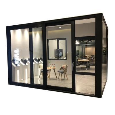 China Australian Heat Insulation Standard Most Popular Triple Glass Aluminum Elevator Sliding Door With Heat Insulation for sale