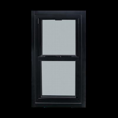 China YY Australia Standard Black Aluminum Hung Swing Window With Double Glazed For Home Use for sale