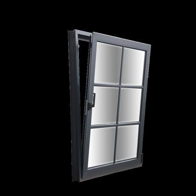 China Australian Standard Hurricane Impact Proof Folding Water Frame Aluminum Frame Windows for sale